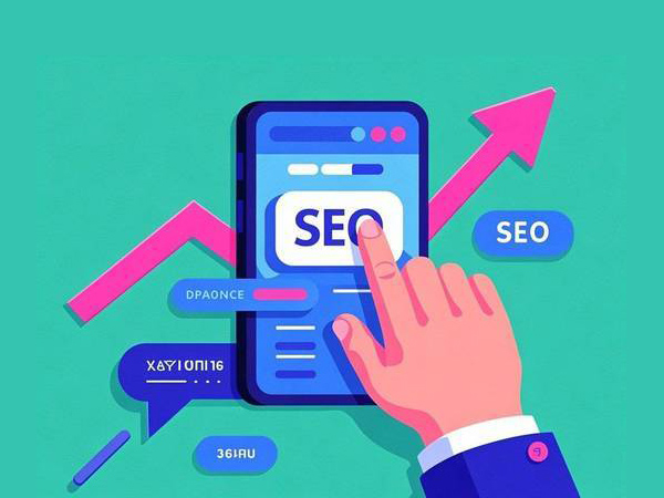 SEO操作与品牌增长的视觉概念